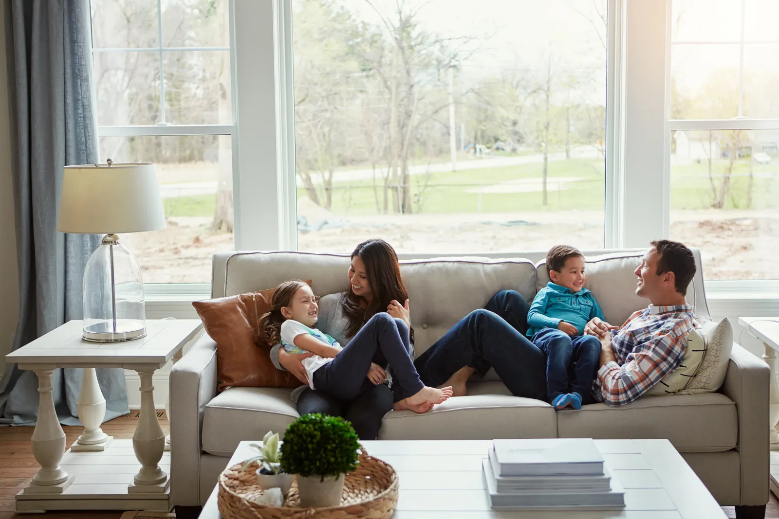 family-on-couch